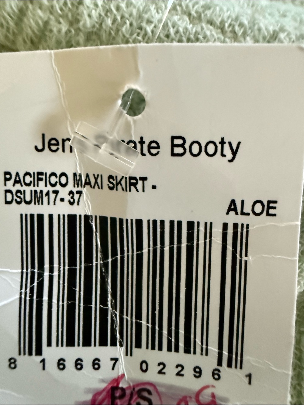 Jen’s Pirate Booty Free People Aloe Pale Green Cotton Gauze Tiered Boho Skirt S - Picture 4 of 6